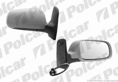 Polcar 9550521M - Ārējais atpakaļskata spogulis www.autospares.lv