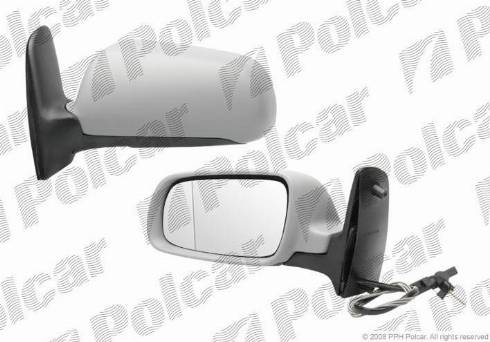 Polcar 9551512M - Ārējais atpakaļskata spogulis www.autospares.lv