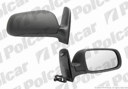 Polcar 9551524M - Ārējais atpakaļskata spogulis www.autospares.lv