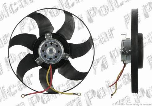 Polcar 956623U4 - Ventilators, Motora dzesēšanas sistēma www.autospares.lv