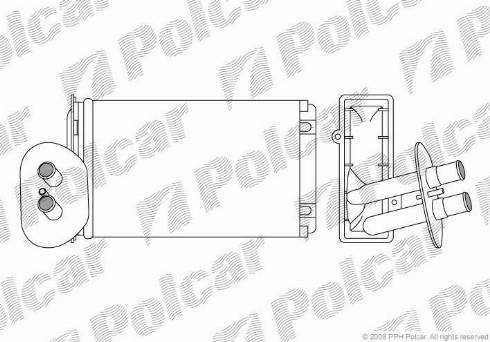 Polcar 9566N8-3 - Siltummainis, Salona apsilde www.autospares.lv