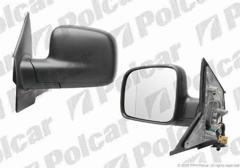 Polcar 9568514M - Ārējais atpakaļskata spogulis www.autospares.lv