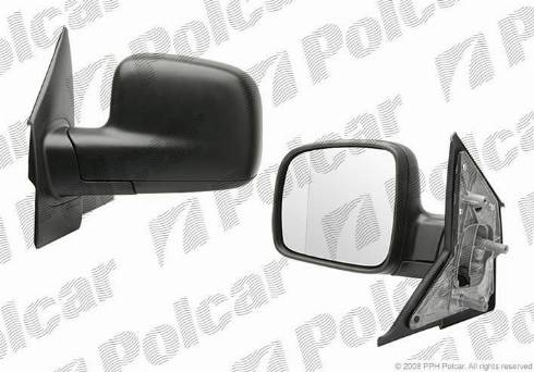 Polcar 956851-M - Ārējais atpakaļskata spogulis www.autospares.lv