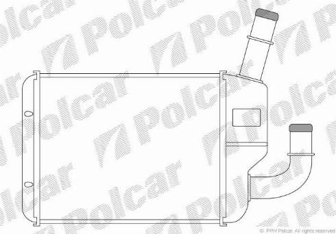 Polcar 9568N82X - Siltummainis, Salona apsilde autospares.lv