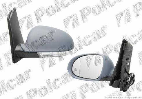 Polcar 9515514M - Ārējais atpakaļskata spogulis www.autospares.lv