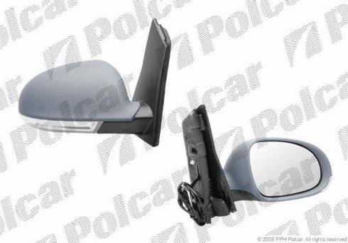 Polcar 9515524M - Ārējais atpakaļskata spogulis www.autospares.lv