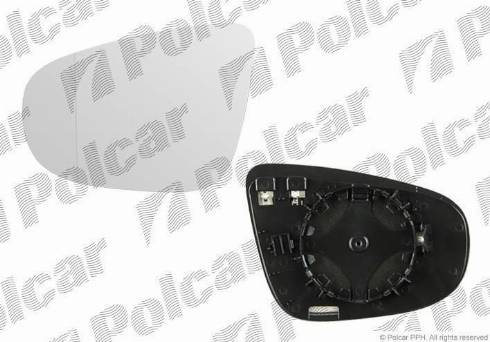 Polcar 9518542M - Ārējais atpakaļskata spogulis www.autospares.lv