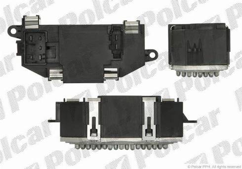 Polcar 9518KST-1 - Vadības bloks, Apsilde / Ventilācija www.autospares.lv