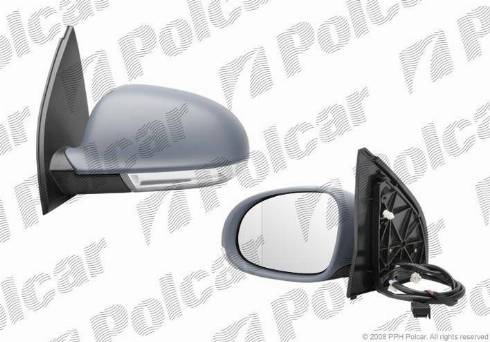 Polcar 9513514M - Ārējais atpakaļskata spogulis www.autospares.lv