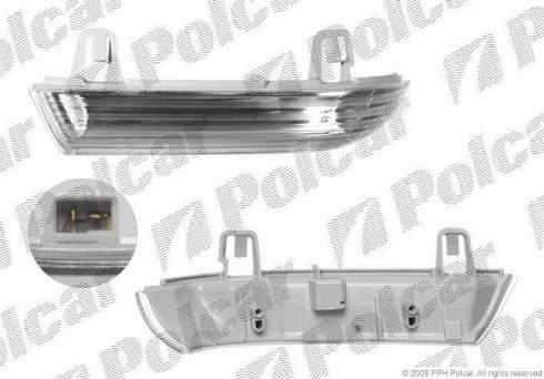 Polcar 9513205X - Pagrieziena signāla lukturis www.autospares.lv