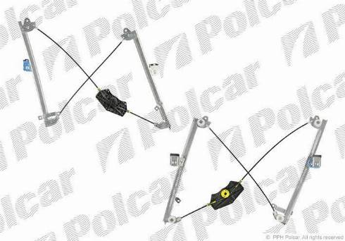 Polcar 9513PSG1 - Stikla pacelšanas mehānisms www.autospares.lv