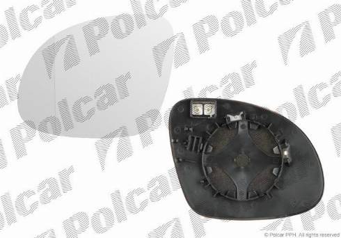 Polcar 9585545M - Ārējais atpakaļskata spogulis www.autospares.lv