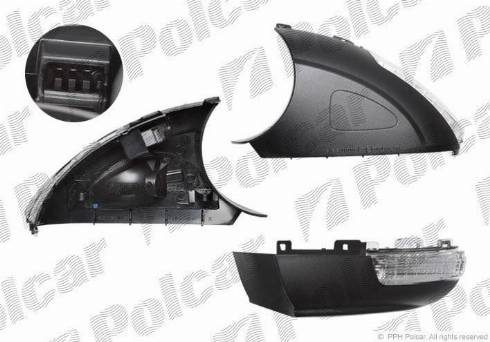 Polcar 9585206X - Ārējais atpakaļskata spogulis www.autospares.lv