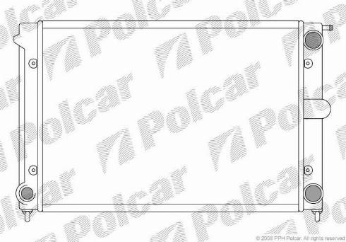 Polcar 953408-0 - Radiators, Motora dzesēšanas sistēma www.autospares.lv