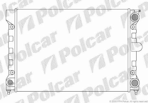 Polcar 953408-2 - Radiators, Motora dzesēšanas sistēma www.autospares.lv