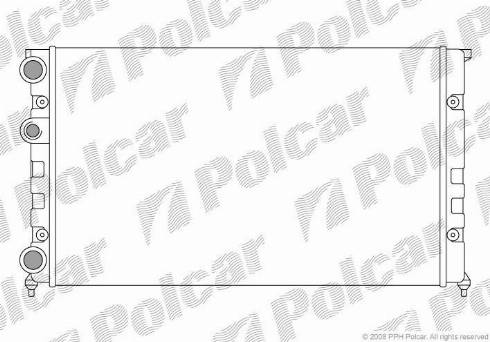 Polcar 953808-7 - Radiators, Motora dzesēšanas sistēma www.autospares.lv