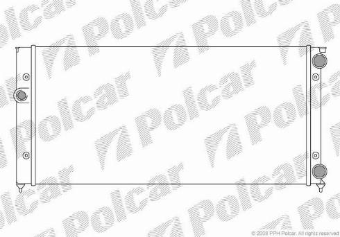 Polcar 953808A4 - Radiators, Motora dzesēšanas sistēma autospares.lv