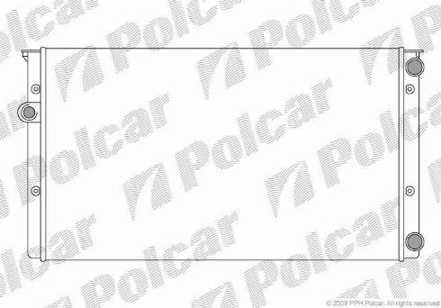 Polcar 953808A8 - Radiators, Motora dzesēšanas sistēma autospares.lv