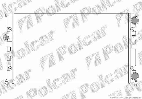 Polcar 953808A2 - Radiators, Motora dzesēšanas sistēma autospares.lv