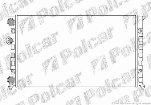 Polcar 953808A7 - Radiators, Motora dzesēšanas sistēma www.autospares.lv