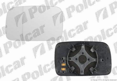 Polcar 9524542M - Ārējais atpakaļskata spogulis www.autospares.lv