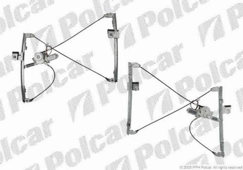 Polcar 9524PSE1 - Stikla pacelšanas mehānisms www.autospares.lv