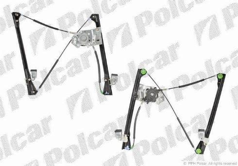 Polcar 9524PSG2 - Stikla pacelšanas mehānisms www.autospares.lv