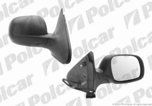 Polcar 9525524M - Ārējais atpakaļskata spogulis www.autospares.lv