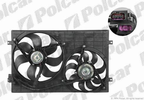 Polcar 952523W6-Q - Ventilators, Motora dzesēšanas sistēma www.autospares.lv