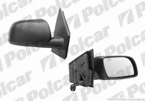 Polcar 9526521M - Ārējais atpakaļskata spogulis www.autospares.lv