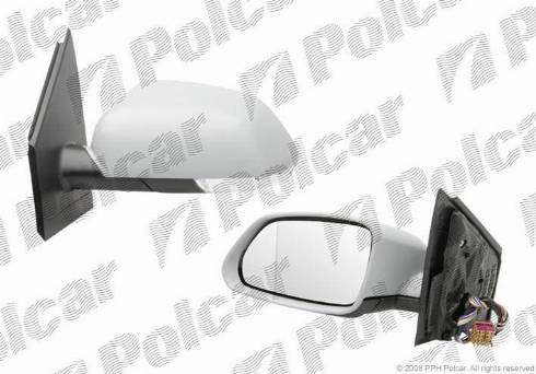 Polcar 9527515M - Ārējais atpakaļskata spogulis www.autospares.lv