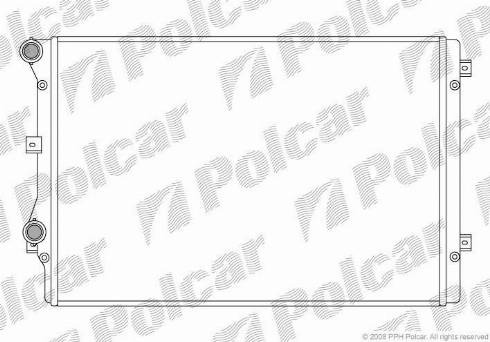 Polcar 957508-1 - Radiators, Motora dzesēšanas sistēma www.autospares.lv