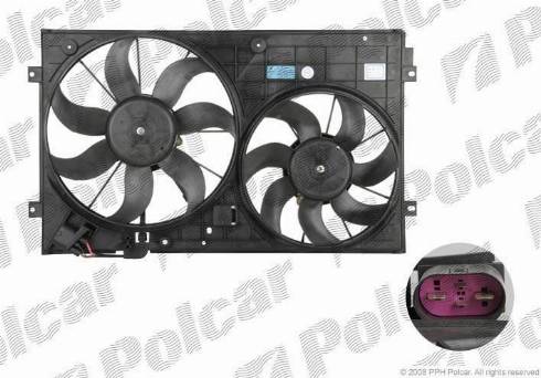 Polcar 957823W1 - Ventilators, Motora dzesēšanas sistēma www.autospares.lv