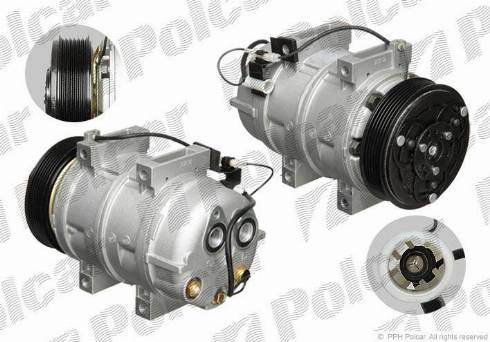 Polcar 9080KS1X - Kompresors, Gaisa kond. sistēma autospares.lv