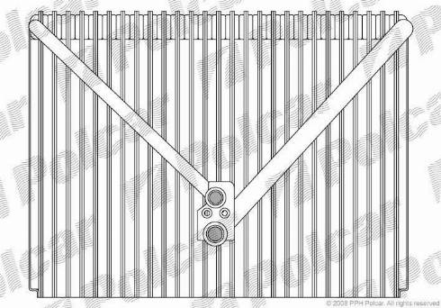 Polcar 9080P8-1 - Iztvaikotājs, Gaisa kondicionēšanas sistēma www.autospares.lv