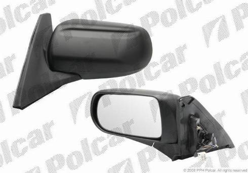 Polcar 4509524M - Ārējais atpakaļskata spogulis www.autospares.lv