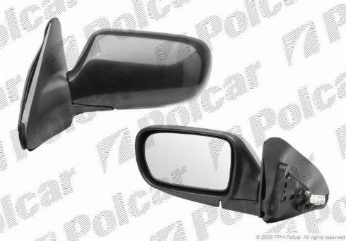 Polcar 4507524E - Ārējais atpakaļskata spogulis www.autospares.lv