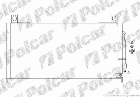 Polcar 4507K8C1 - Kondensators, Gaisa kond. sistēma www.autospares.lv