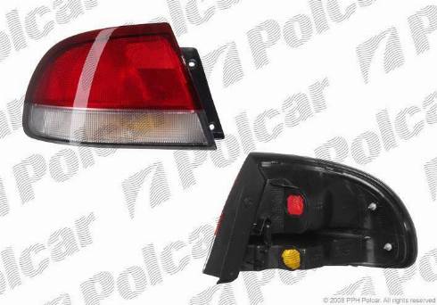 Polcar 451687 - Aizmugurējais lukturis www.autospares.lv