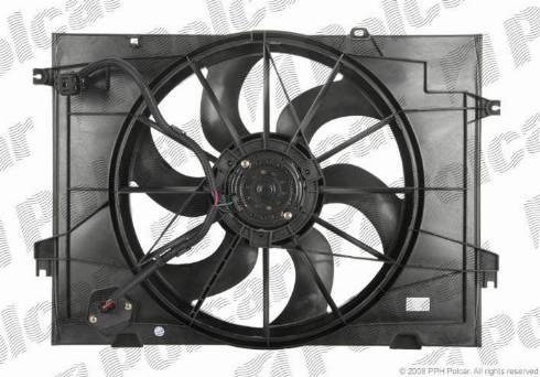 Polcar 404723W1 - Ventilators, Motora dzesēšanas sistēma www.autospares.lv