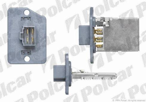 Polcar 4050KST1X - Rezistors, Salona ventilators www.autospares.lv