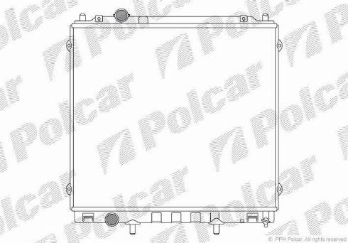 Polcar 4065083X - Radiators, Motora dzesēšanas sistēma www.autospares.lv