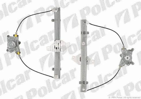 Polcar 4007PSG5 - Stikla pacelšanas mehānisms www.autospares.lv