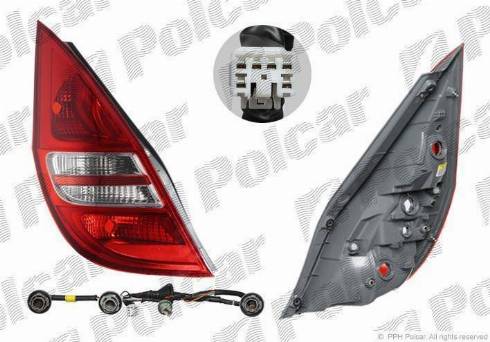 Polcar 401588-E - Aizmugurējais lukturis www.autospares.lv