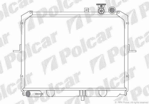 Polcar 415008-X - Radiators, Motora dzesēšanas sistēma www.autospares.lv