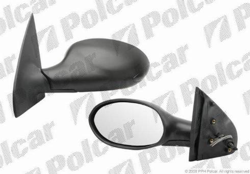 Polcar 4202511M - Ārējais atpakaļskata spogulis www.autospares.lv