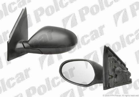 Polcar 4217521M - Ārējais atpakaļskata spogulis www.autospares.lv