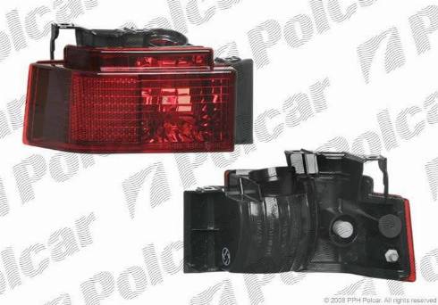 Polcar 5559973E - Aizm. miglas lukturi www.autospares.lv