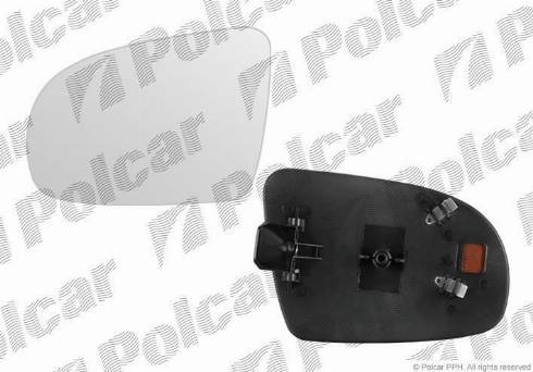 Polcar 5555541M - Ārējais atpakaļskata spogulis www.autospares.lv