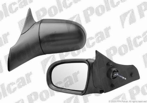 Polcar 5555511E - Ārējais atpakaļskata spogulis www.autospares.lv